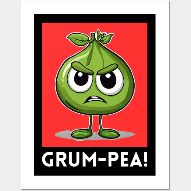 Grum-Pea | Pea Pun Wall Art by Allthingspunny